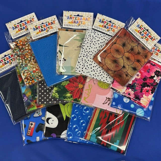 100% Cotton Quilting Fabric Pre-cut, 18 X 20 Inch, 1 Piece, Assortment